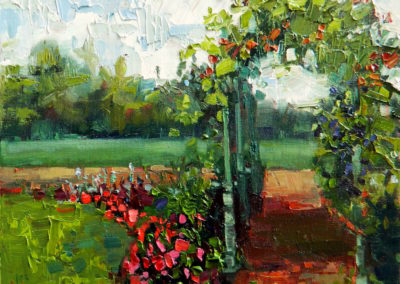 Margie Moss Impressionist Paintings Arbor Gilcrease Museum