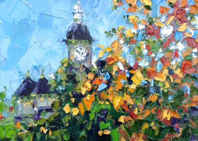 Margie Moss Impressionist Paintings Carthage Courthouse