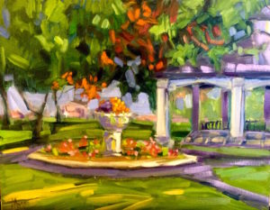 Margie Moss Impressionist Paintings Centennial Park Carthage
