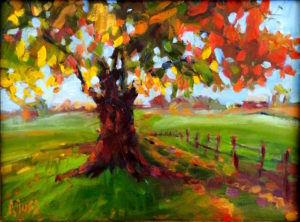Margie Moss Impressionist Paintings Tree