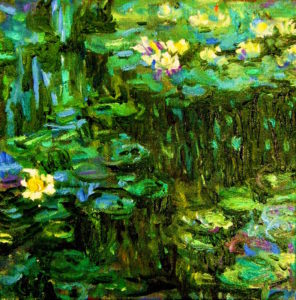 Margie Moss Impressionist Paintings Money Waterlillies