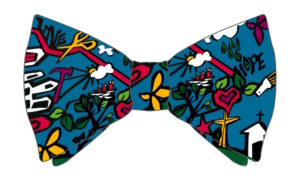 Margie Moss Impressionist Paintings Bowtie for a Cause