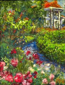 Margie Moss Impressionist Paintings Peale Mansion Bentonville