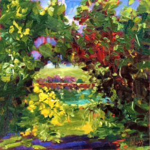 Margie Moss Impressionist Paintings Pond