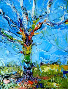 Margie Moss Impressionist Paintings Spirit Tree