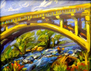 Margie Moss Impressionist Paintings Bridge