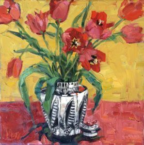 Margie Moss Impressionist Paintings Tulips
